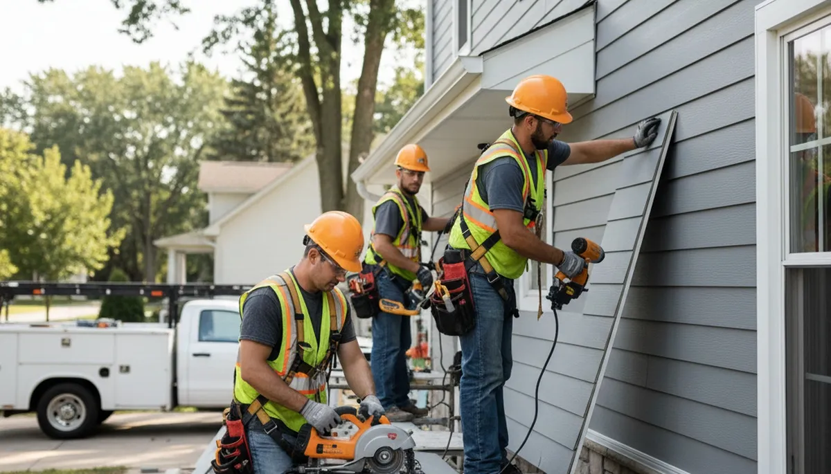 Siding contractors in Milwaukee, WI providing expert residential siding installation and repair
