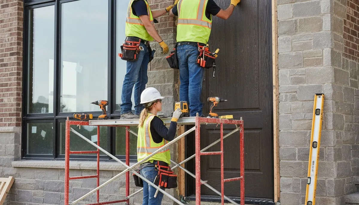 Milwaukee, WI siding contractors installing durable, weather-ready exterior siding on a local home