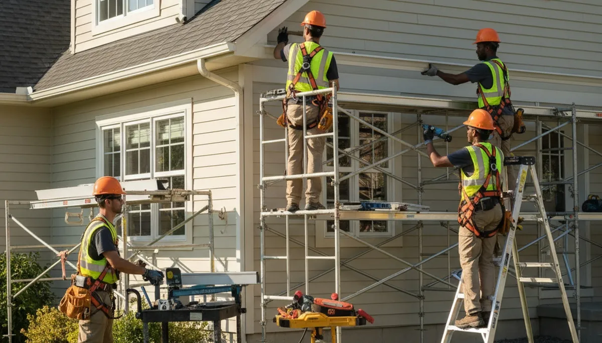 Milwaukee, WI gutter installation by FX Remodeling & Exteriors for home rain and snowmelt protection