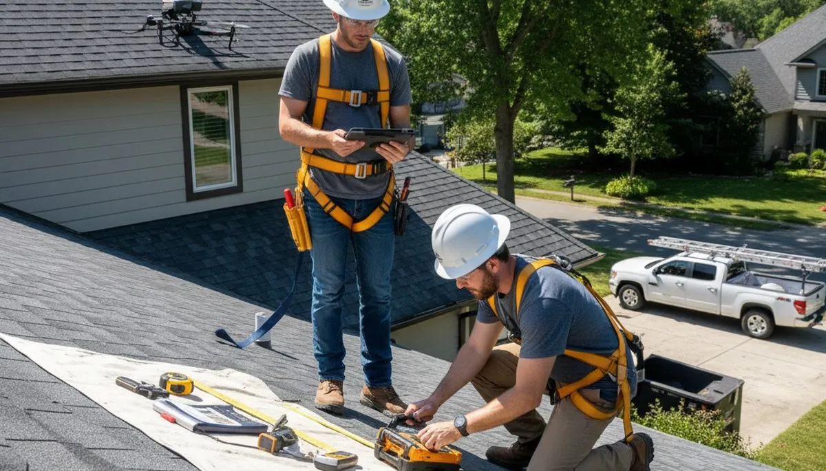 Milwaukee, WI siding contractor inspecting home exterior for damage and repair needs