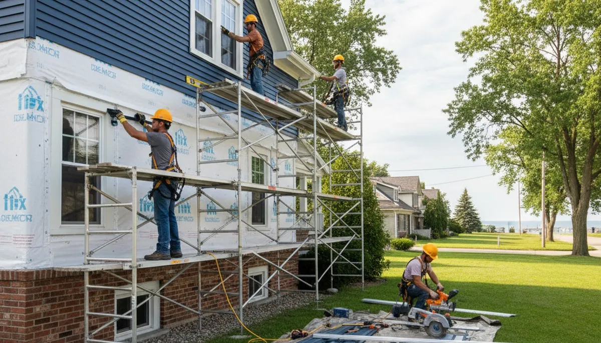 Milwaukee, WI siding contractor serving homes with professional exterior siding installation and repair