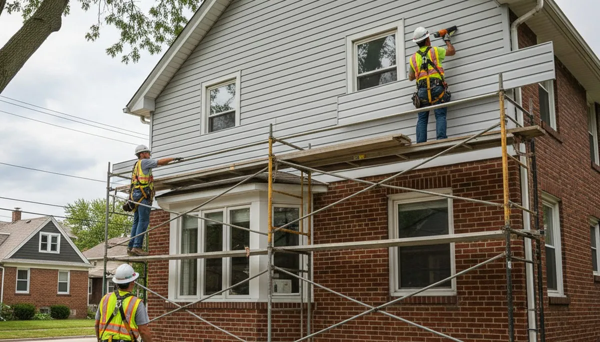 Siding contractor in Milwaukee, WI providing professional exterior siding installation and replacement services